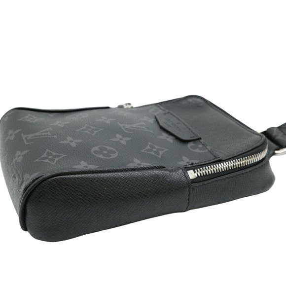 LOUIS VUITTON Taigarama Monogram Eclipse Leather Sling Bag M30741 - Picture 3 of 12